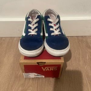 Multi-color Vans size 10C